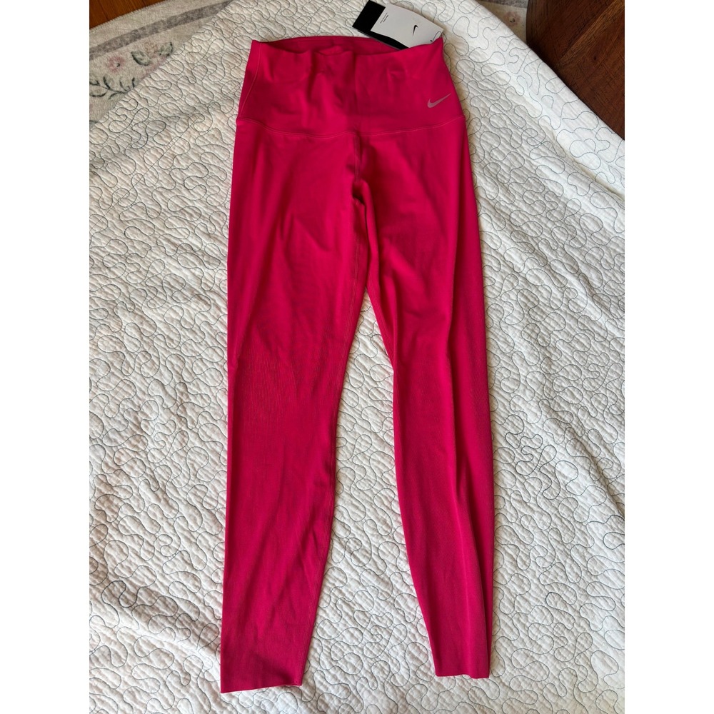 Nike Zenvy High Rise 7/8 Leggings Pink InfinaSoft Training Womens Small